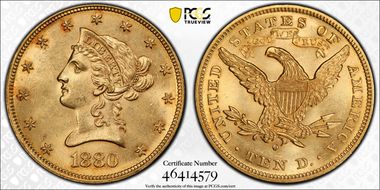 1880-O $10 MS63