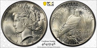 1928 $1 MS63