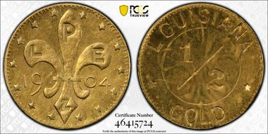 1904 G50C Louisiana Purchase Expo MS62