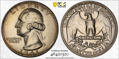 1941 25C PR67