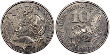 1986 10 Fr Jimenez Gad-824 MS63