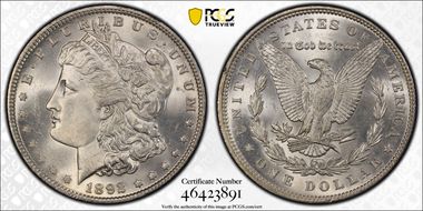 1892 $1 MS65