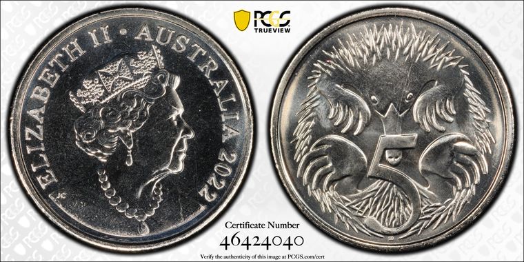 Cert 46424040 - Coin Image