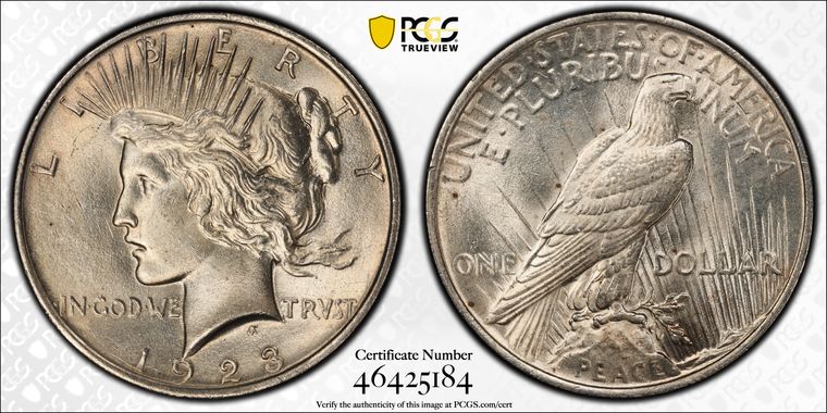 Cert 46425184 - Coin Image