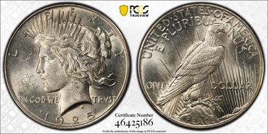 1925 $1 MS61