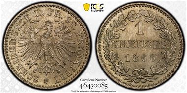 1866 Kreuzer MS67