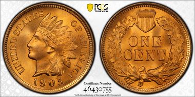 1905 1C MS67RD