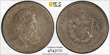 1962 40C Patria O Muerte N1