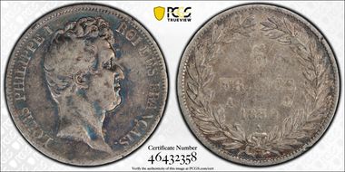 1830-A 5 Fr Gad-676 LP I - creux VF25