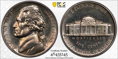 1940 5C Reverse of 1940 PR67+