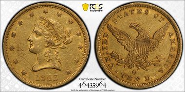 1843-O $10 AU53