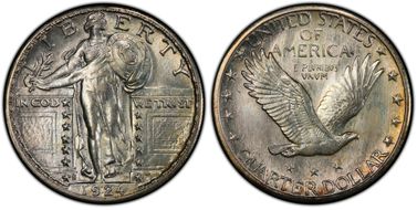 1924-S 25C MS62