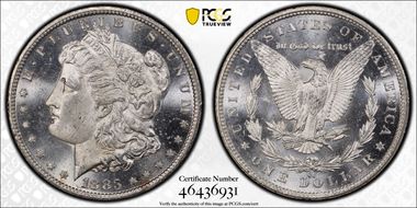 1883-CC $1 MS63PL