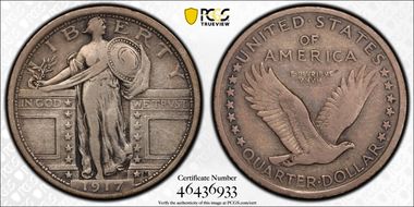 1917 25C Type 1 VF25
