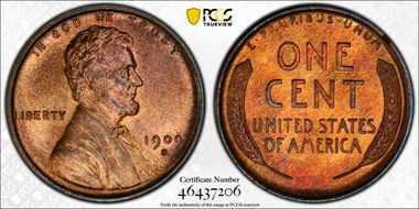 1909-S VDB 1C MS65RB