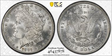 1885-O $1 MS64