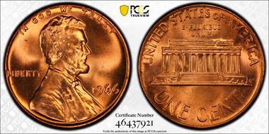 1966 1C MS66RD