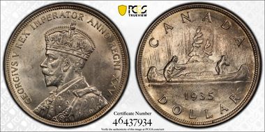 1935 S$1 MS63