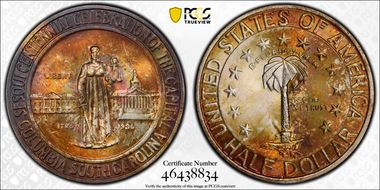 1936 50C Columbia MS67