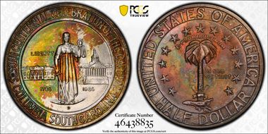 1936-D 50C Columbia MS67+