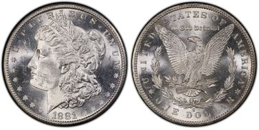 1881-S $1 MS63