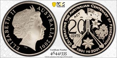 2001 20C Capital Territory PR70DCAM
