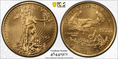 2014 $5 Gold Eagle MS69