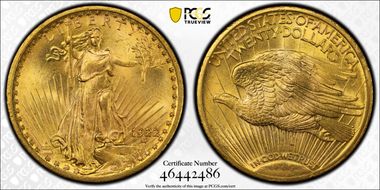 1922 $20 MS64