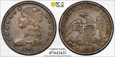 1831 25C Small Letters XF45