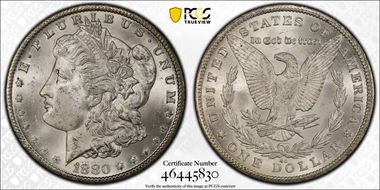 1880-CC $1 MS62