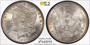 1901-S $1 MS66+