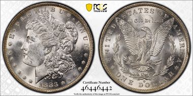 1883-O $1 MS63