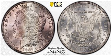 1887 $1 MS64