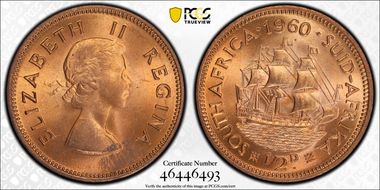 1960 1/2D KM-45 MS65RD