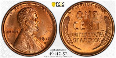 1915-D 1C MS64RD