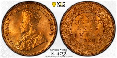 1930(B) 1/4 An SW-8.375 MS67RD