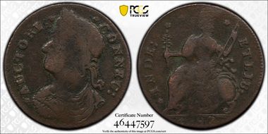 1787 CT 1/2P Draped Bust Left F15BN