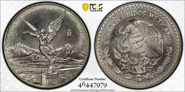 1999-Mo Onza Libertad Ag MS64