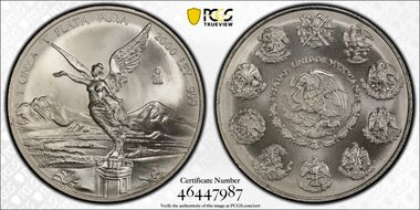 2000-Mo Onza Libertad Ag MS68
