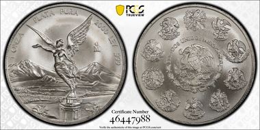 2000-Mo Onza Libertad Ag MS68