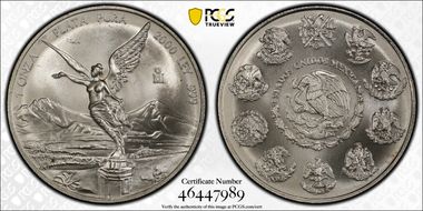 2000-Mo Onza Libertad Ag MS67