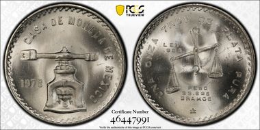 1978-Mo Onza KM-M49b.2 Type 2 MS66