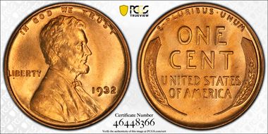 1932 1C MS67RD
