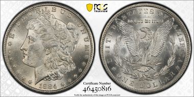1884-CC $1 MS63