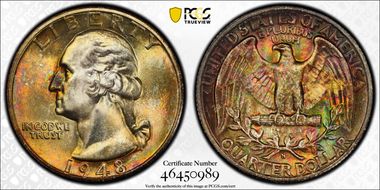 1948-S 25C MS67+