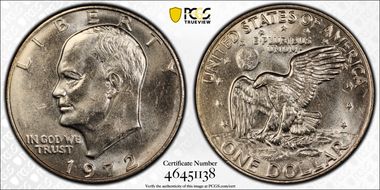 1972 $1 Type 3 MS63