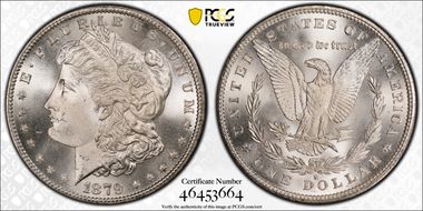 1879-S $1 MS67