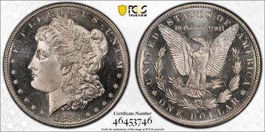 1880-S $1 MS66+ PL