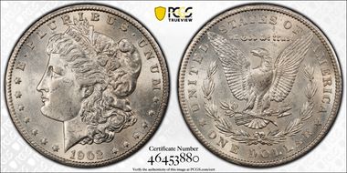 1902-S $1 AU58