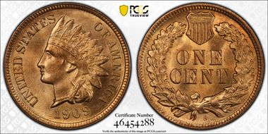 1909-S 1C Indian MS66RD